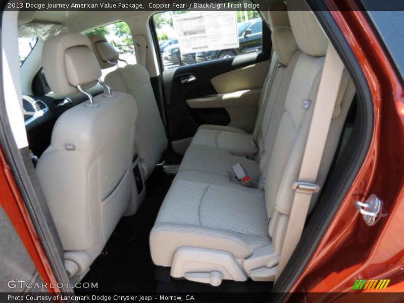 Copper Pearl / Black/Light Frost Beige 2013 Dodge Journey American Value Package