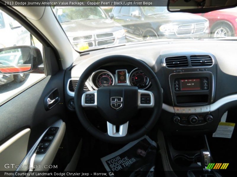 Copper Pearl / Black/Light Frost Beige 2013 Dodge Journey American Value Package