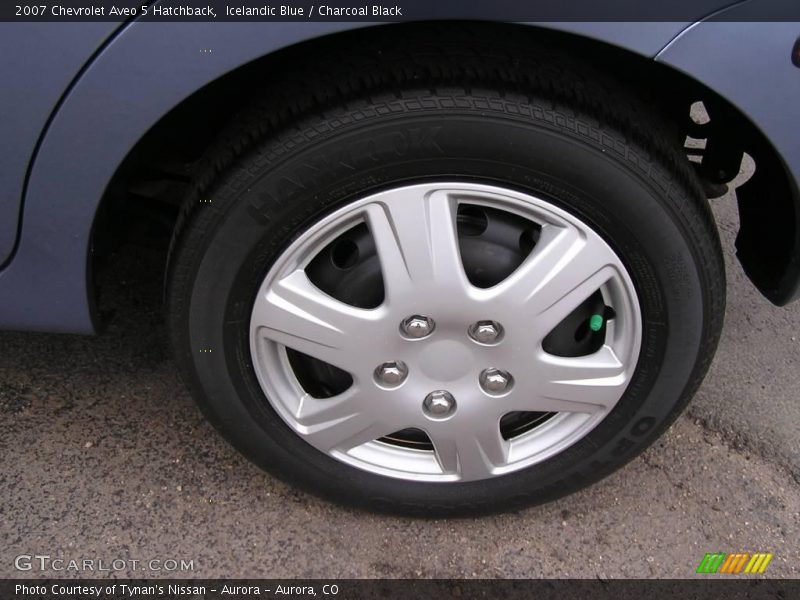 Icelandic Blue / Charcoal Black 2007 Chevrolet Aveo 5 Hatchback