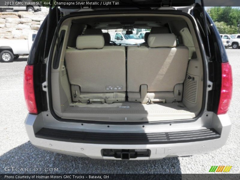 Champagne Silver Metallic / Light Tan 2013 GMC Yukon SLT 4x4