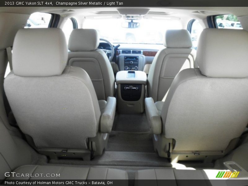 Champagne Silver Metallic / Light Tan 2013 GMC Yukon SLT 4x4