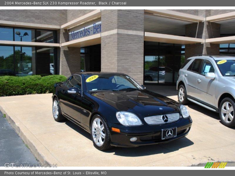 Black / Charcoal 2004 Mercedes-Benz SLK 230 Kompressor Roadster