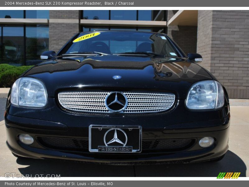 Black / Charcoal 2004 Mercedes-Benz SLK 230 Kompressor Roadster