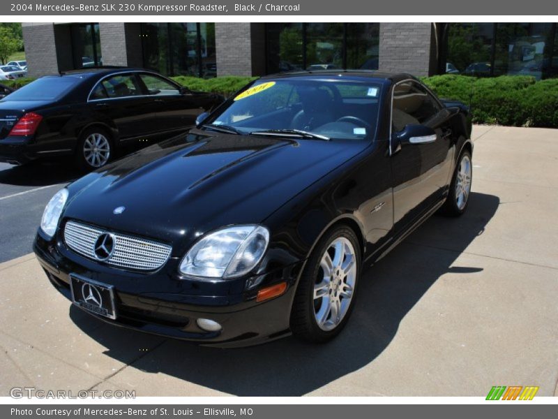 Black / Charcoal 2004 Mercedes-Benz SLK 230 Kompressor Roadster