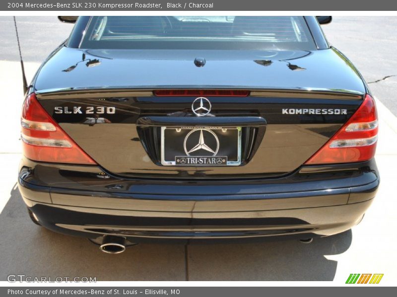 Black / Charcoal 2004 Mercedes-Benz SLK 230 Kompressor Roadster