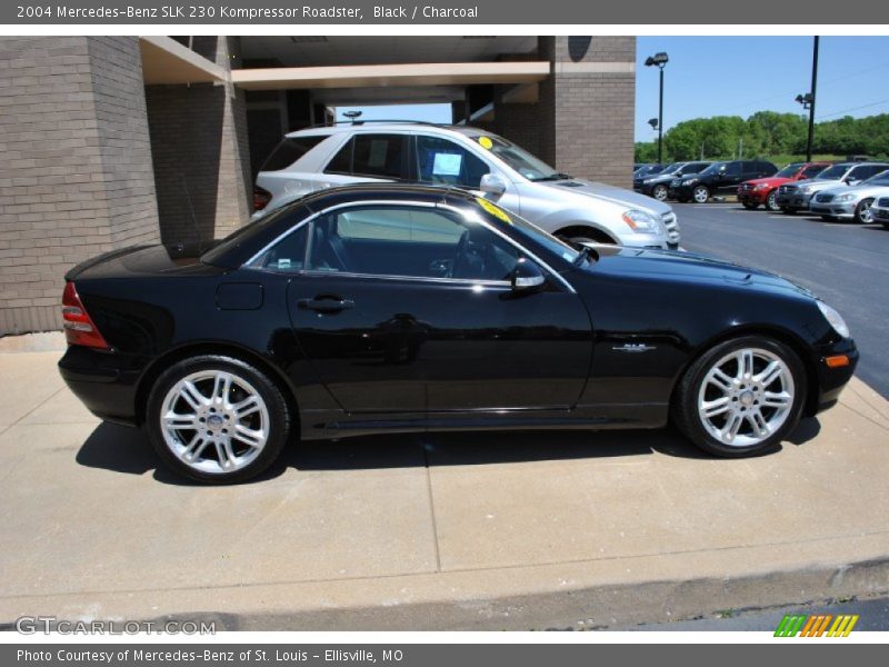 Black / Charcoal 2004 Mercedes-Benz SLK 230 Kompressor Roadster