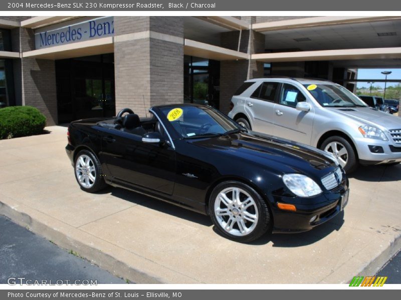Black / Charcoal 2004 Mercedes-Benz SLK 230 Kompressor Roadster