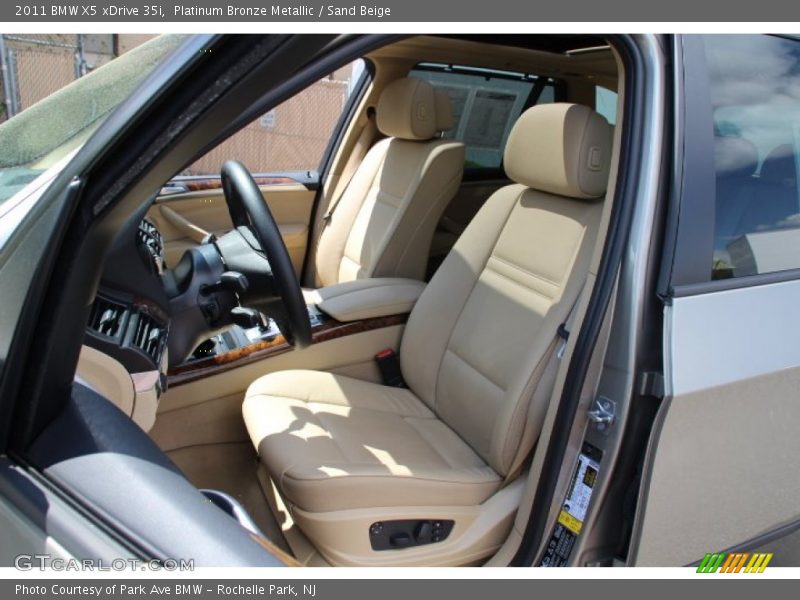 Platinum Bronze Metallic / Sand Beige 2011 BMW X5 xDrive 35i