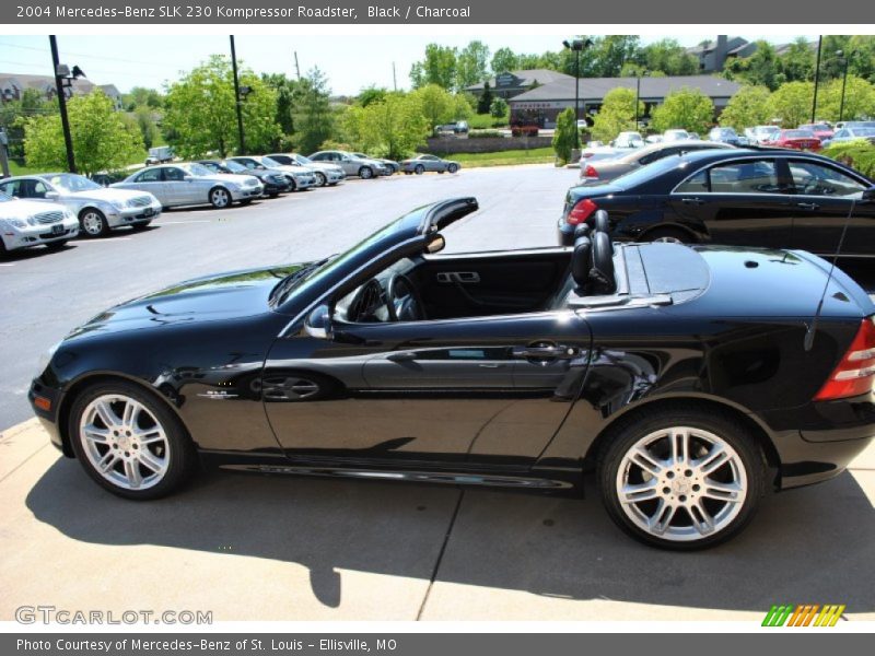 Black / Charcoal 2004 Mercedes-Benz SLK 230 Kompressor Roadster