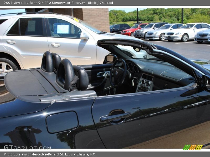 Black / Charcoal 2004 Mercedes-Benz SLK 230 Kompressor Roadster