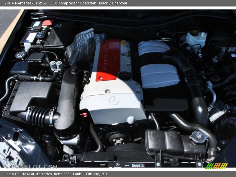 Black / Charcoal 2004 Mercedes-Benz SLK 230 Kompressor Roadster