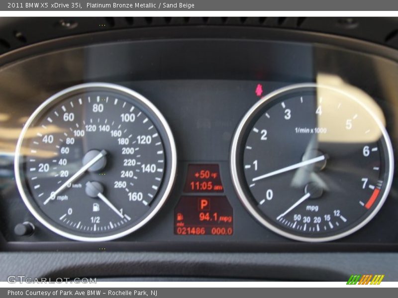 Platinum Bronze Metallic / Sand Beige 2011 BMW X5 xDrive 35i