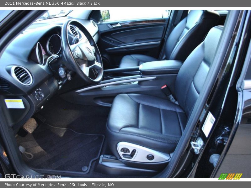 Black / Black 2011 Mercedes-Benz ML 350 4Matic