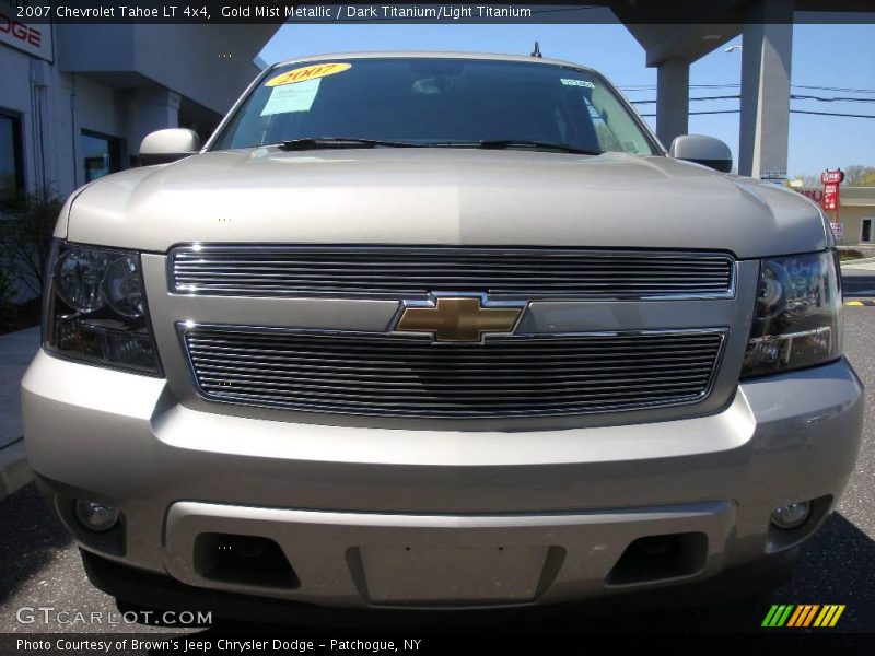 Gold Mist Metallic / Dark Titanium/Light Titanium 2007 Chevrolet Tahoe LT 4x4