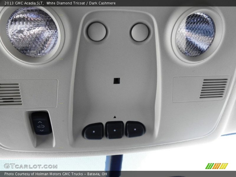 White Diamond Tricoat / Dark Cashmere 2013 GMC Acadia SLT