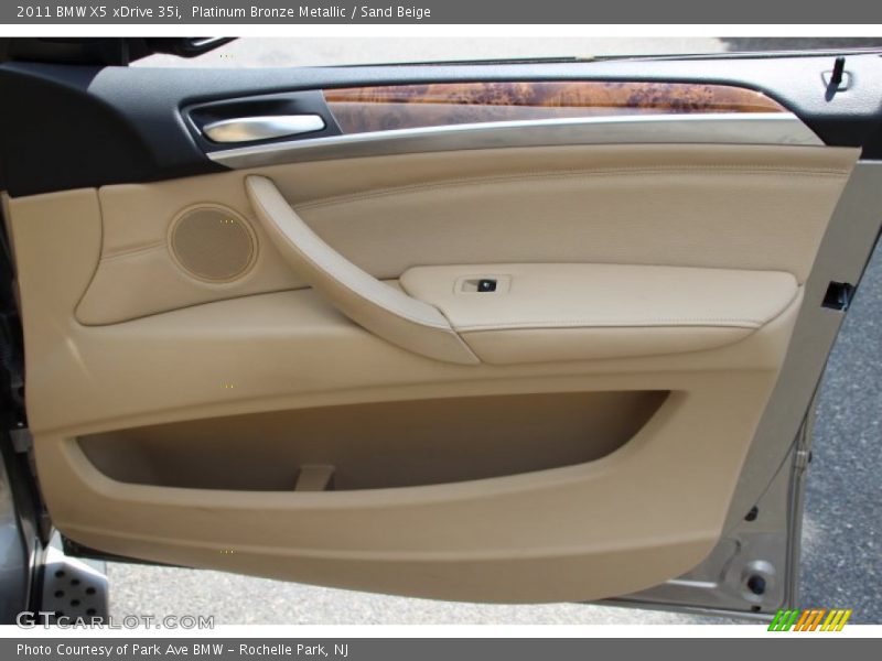 Platinum Bronze Metallic / Sand Beige 2011 BMW X5 xDrive 35i