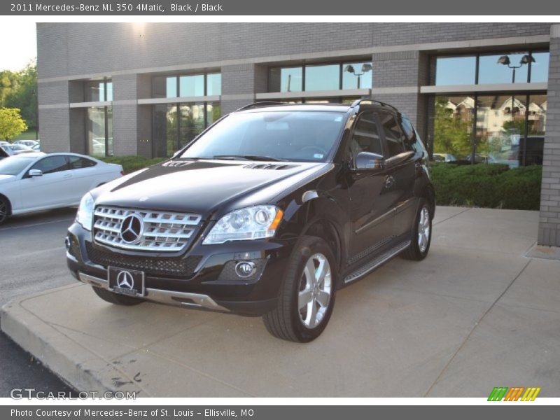 Black / Black 2011 Mercedes-Benz ML 350 4Matic