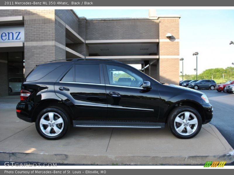 Black / Black 2011 Mercedes-Benz ML 350 4Matic