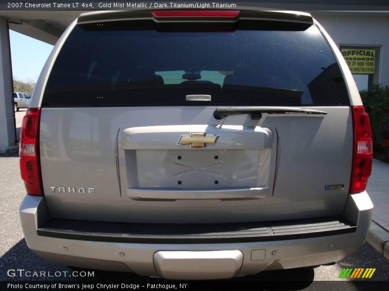 Gold Mist Metallic / Dark Titanium/Light Titanium 2007 Chevrolet Tahoe LT 4x4