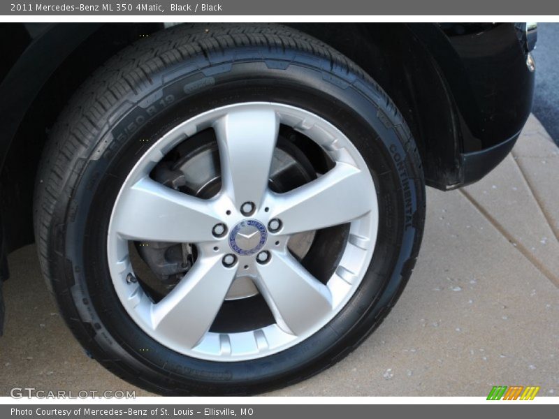Black / Black 2011 Mercedes-Benz ML 350 4Matic