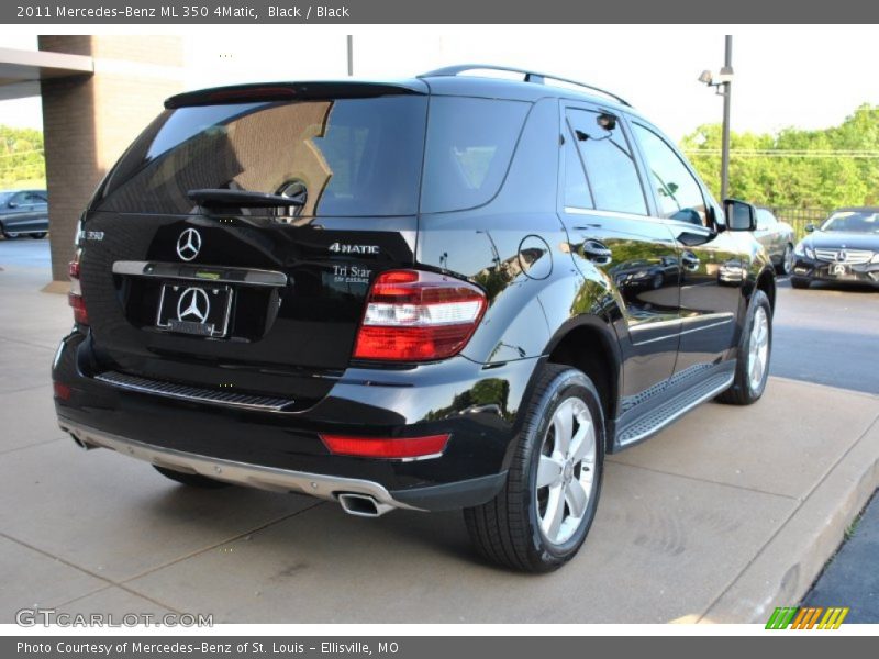 Black / Black 2011 Mercedes-Benz ML 350 4Matic