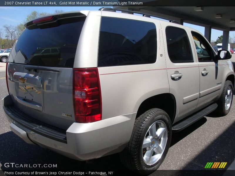 Gold Mist Metallic / Dark Titanium/Light Titanium 2007 Chevrolet Tahoe LT 4x4