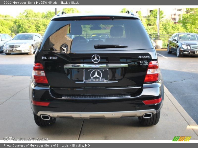 Black / Black 2011 Mercedes-Benz ML 350 4Matic
