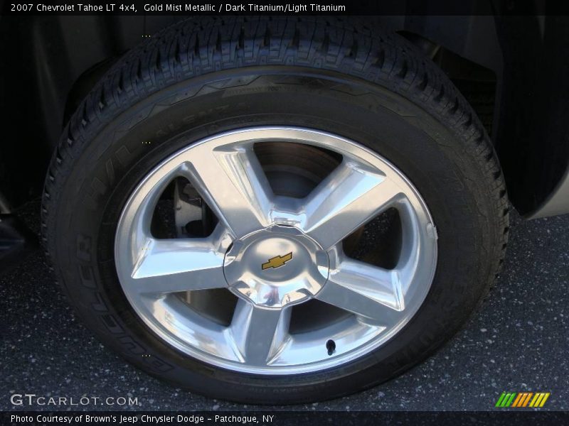 Gold Mist Metallic / Dark Titanium/Light Titanium 2007 Chevrolet Tahoe LT 4x4