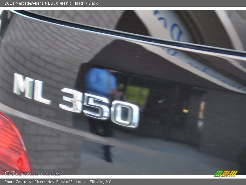 Black / Black 2011 Mercedes-Benz ML 350 4Matic