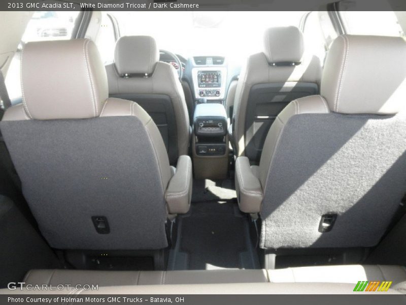 White Diamond Tricoat / Dark Cashmere 2013 GMC Acadia SLT