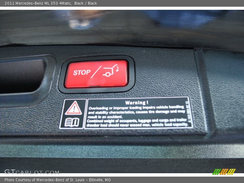 Black / Black 2011 Mercedes-Benz ML 350 4Matic
