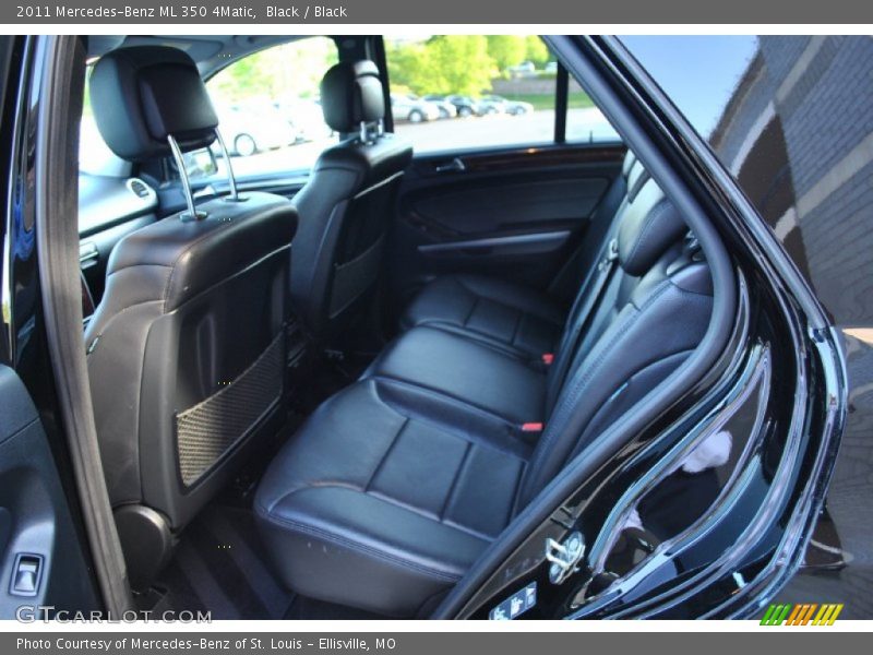Black / Black 2011 Mercedes-Benz ML 350 4Matic