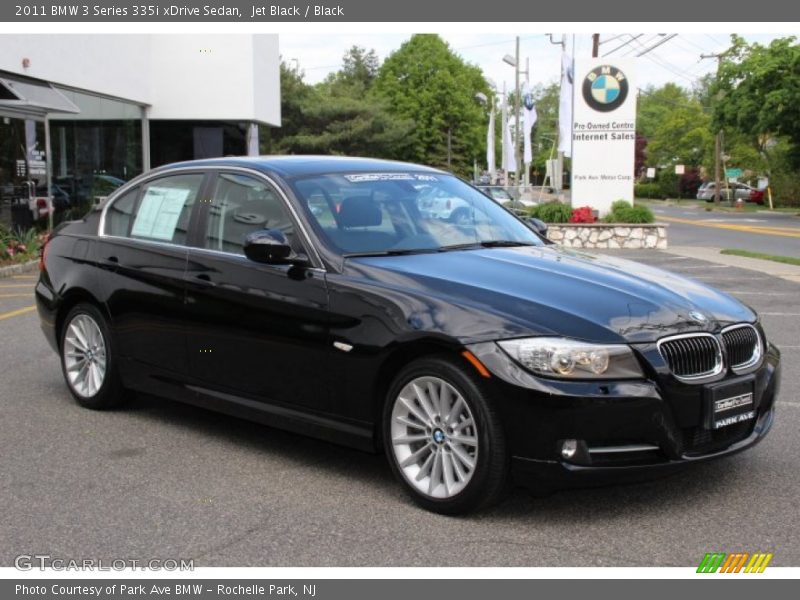 Jet Black / Black 2011 BMW 3 Series 335i xDrive Sedan