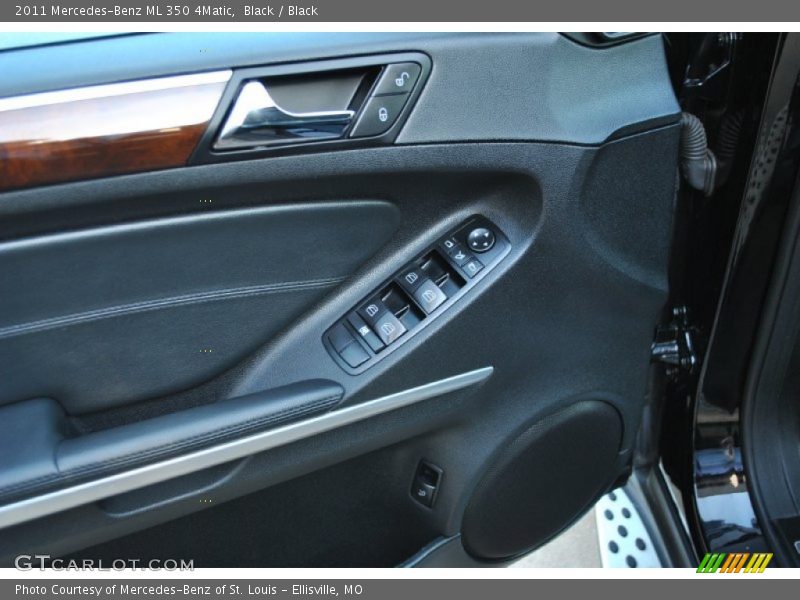 Black / Black 2011 Mercedes-Benz ML 350 4Matic