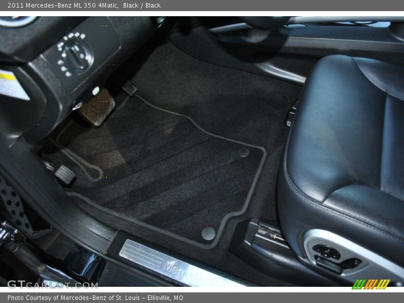 Black / Black 2011 Mercedes-Benz ML 350 4Matic