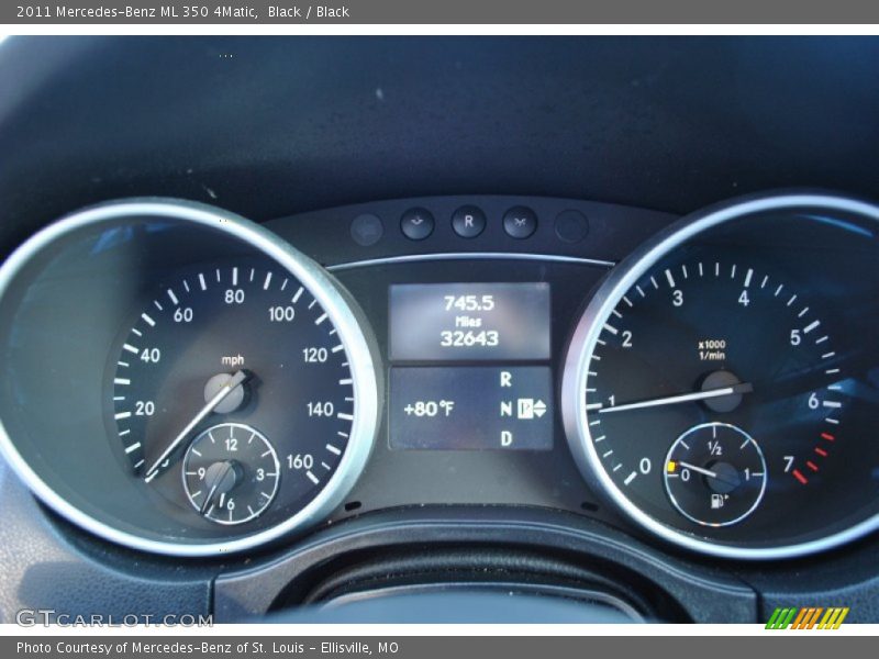 Black / Black 2011 Mercedes-Benz ML 350 4Matic