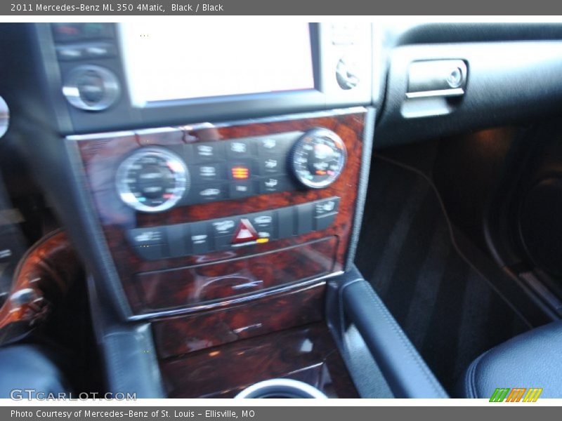 Black / Black 2011 Mercedes-Benz ML 350 4Matic