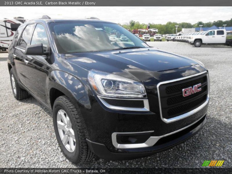Carbon Black Metallic / Ebony 2013 GMC Acadia SLE