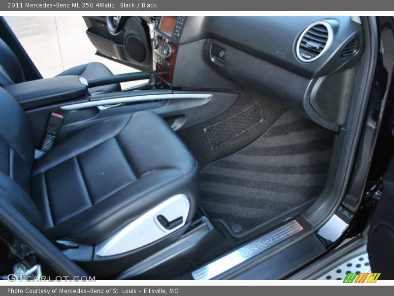 Black / Black 2011 Mercedes-Benz ML 350 4Matic