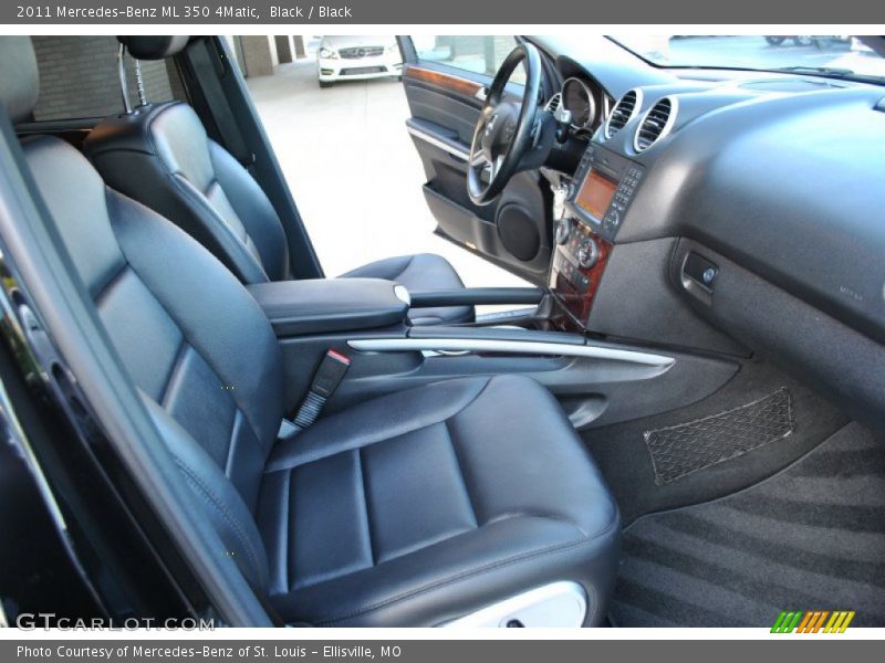 Black / Black 2011 Mercedes-Benz ML 350 4Matic