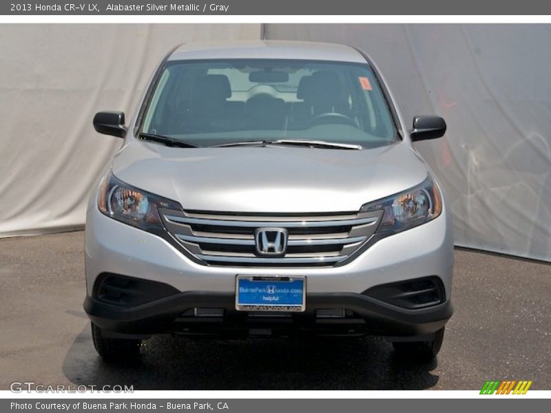 Alabaster Silver Metallic / Gray 2013 Honda CR-V LX