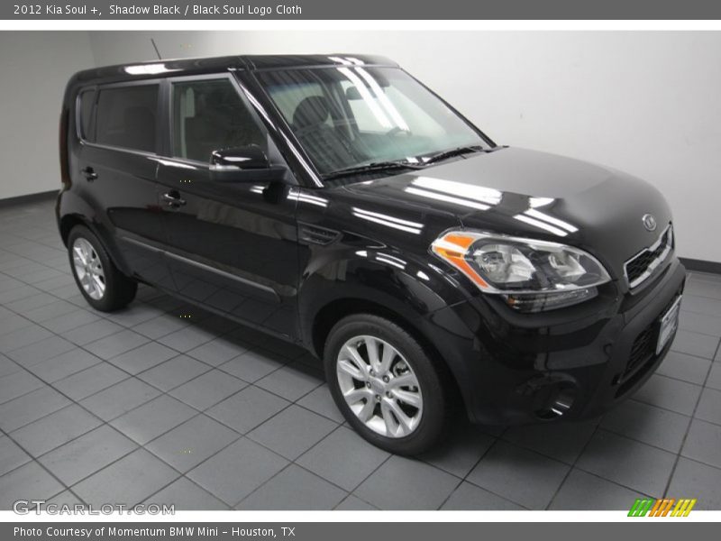 Shadow Black / Black Soul Logo Cloth 2012 Kia Soul +
