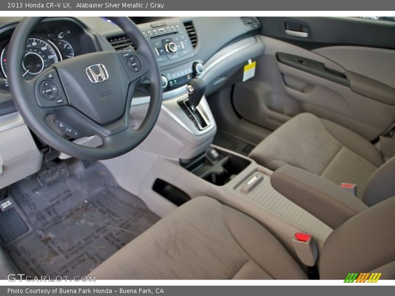 Alabaster Silver Metallic / Gray 2013 Honda CR-V LX