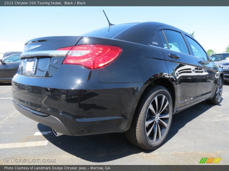 Black / Black 2013 Chrysler 200 Touring Sedan