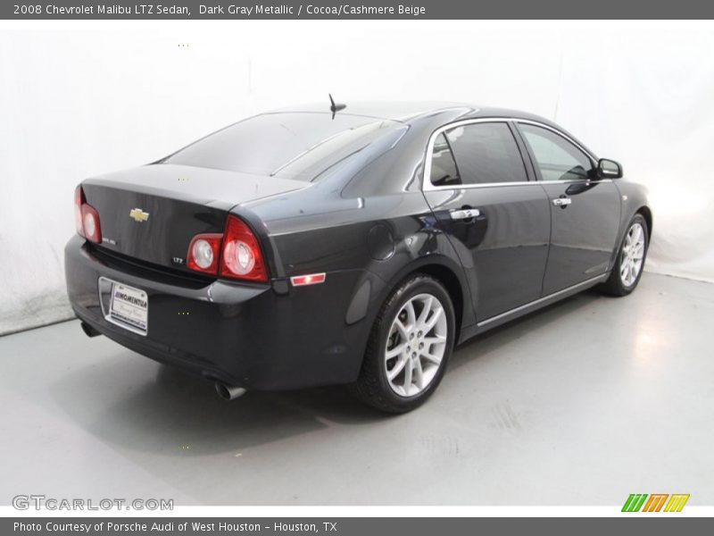 Dark Gray Metallic / Cocoa/Cashmere Beige 2008 Chevrolet Malibu LTZ Sedan