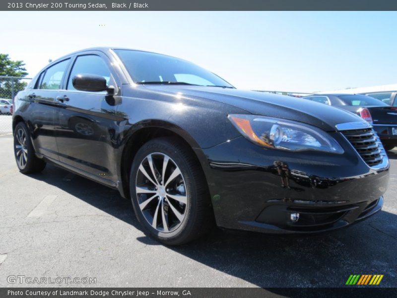 Black / Black 2013 Chrysler 200 Touring Sedan