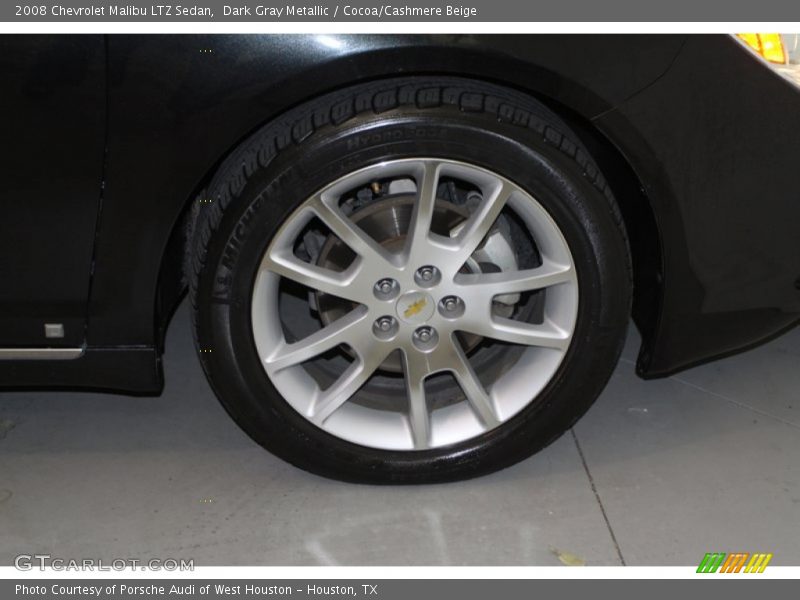 Dark Gray Metallic / Cocoa/Cashmere Beige 2008 Chevrolet Malibu LTZ Sedan