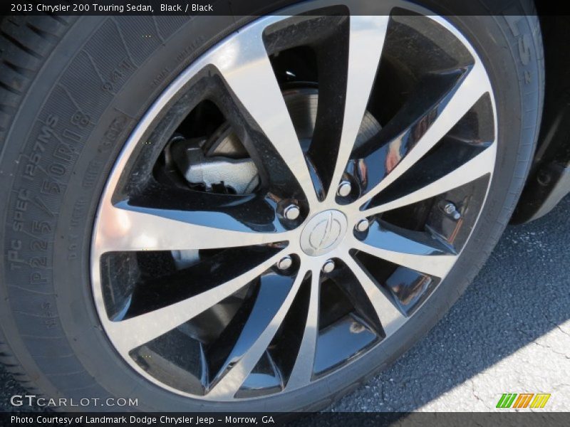 Black / Black 2013 Chrysler 200 Touring Sedan