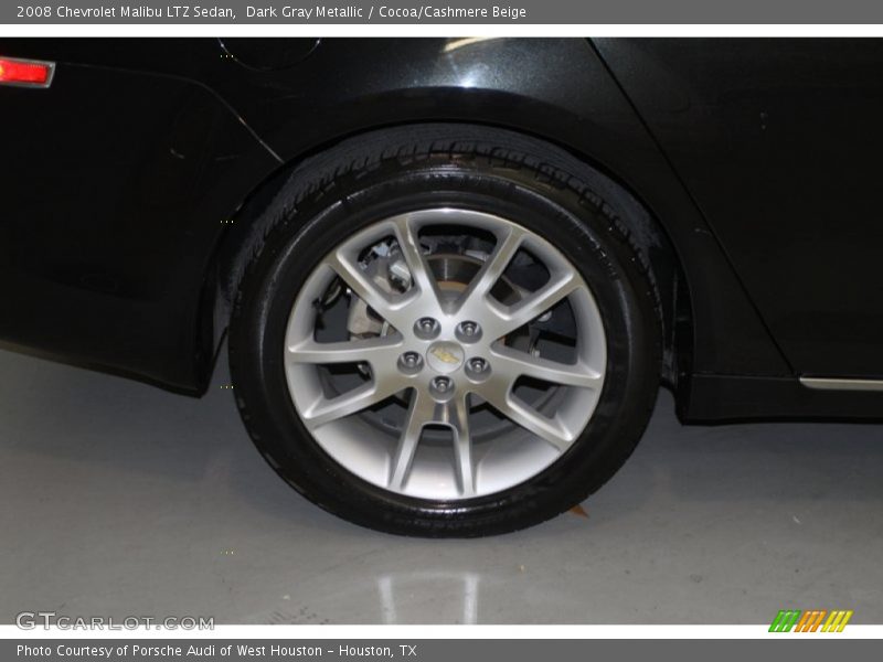Dark Gray Metallic / Cocoa/Cashmere Beige 2008 Chevrolet Malibu LTZ Sedan