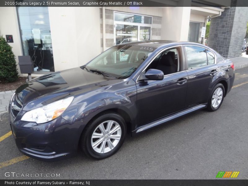 Graphite Gray Metallic / Off Black 2010 Subaru Legacy 2.5i Premium Sedan